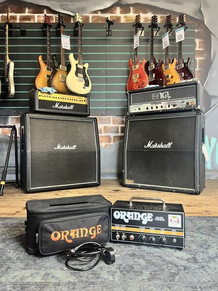 Orange Dark Terror 15W Hi-Gain Lunchbox Portable All-Valve Guitar Amplifier Head | orange, image 1 of 5