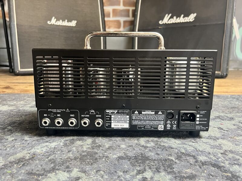 Orange Dark Terror 15W Hi-Gain Lunchbox Portable All-Valve Guitar Amplifier Head | orange, image 4 of 5