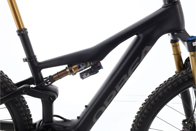 Orbea Rise M-Team (2024) | Diamond | black | 29" | 38cm | S | 500 - 1000 km | 540 Wh | Shimano EP8 RS | Fox 34 Factory Kashima | Fox Float X Factory Kashima 3