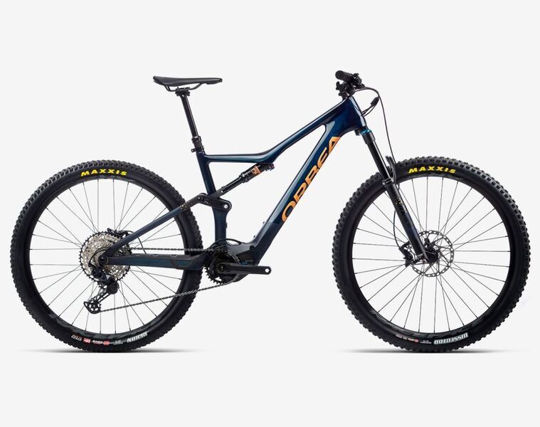 Orbea Rise M20 (2022) | Diamant | blau/gold | 29" | 42 cm | M | < 100 km | 360 Wh 1