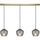 Orbiform 3-spot pendant light brass | gold, thumbnail 4 of 4