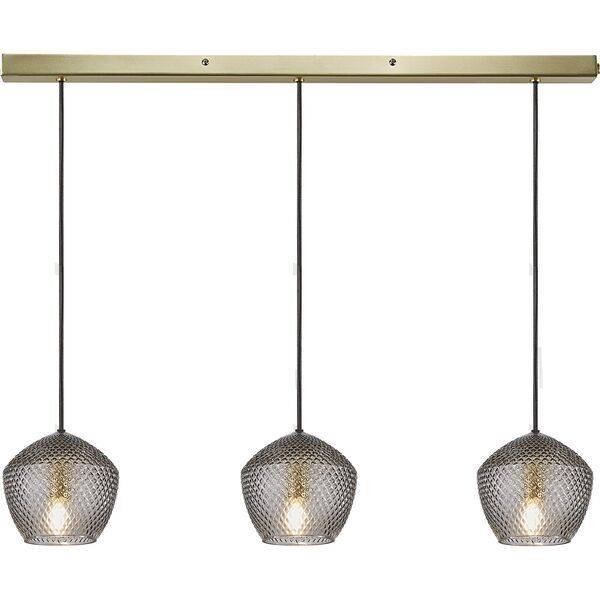 Orbiform 3-spot pendant light brass | gold, image 4 of 4
