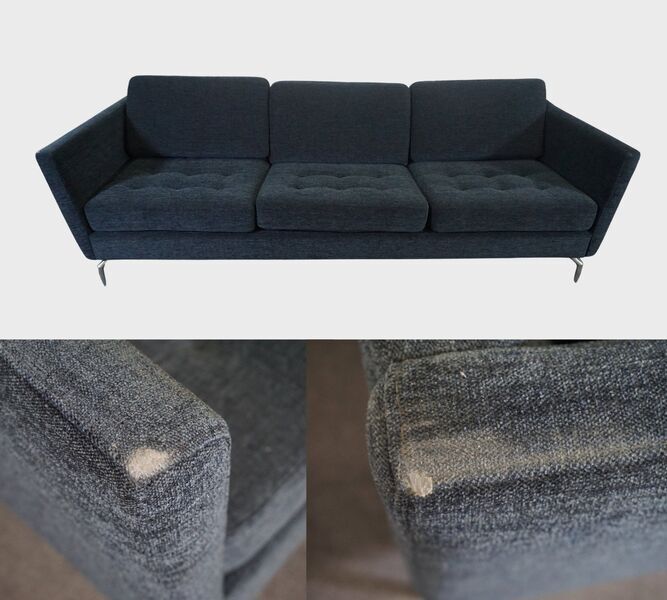 Osaka Sofa 3-Sitzer Tomelilla Stoff 3144 Blau | blau, image 3 of 4