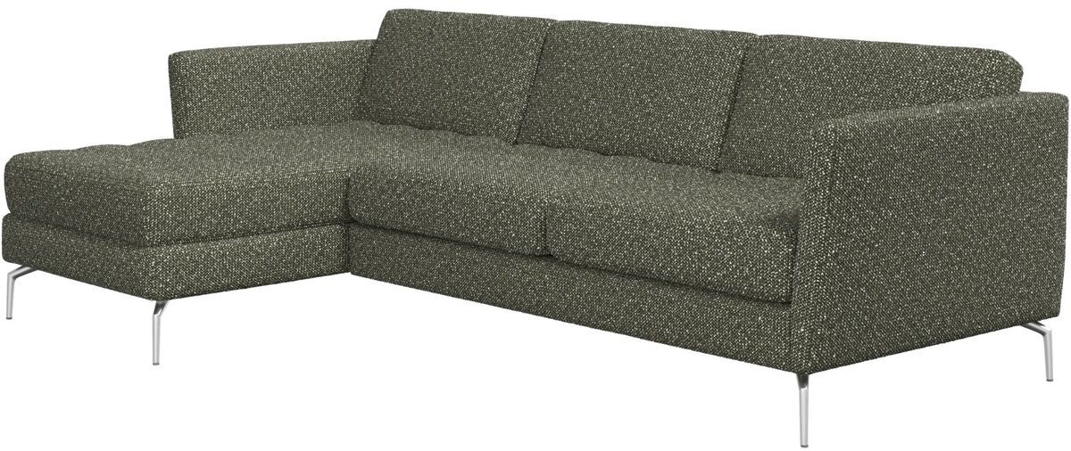 BoConcept Osaka soffa höger schäslong i grön textil