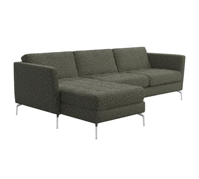 Osaka divano chaise longue destra Avellino-stoffa 3252 verde | verde, image 2 of 4