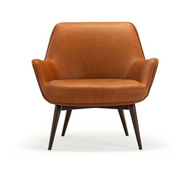 Oscar poltrona Leather bronze | castanho, image 1 of 4