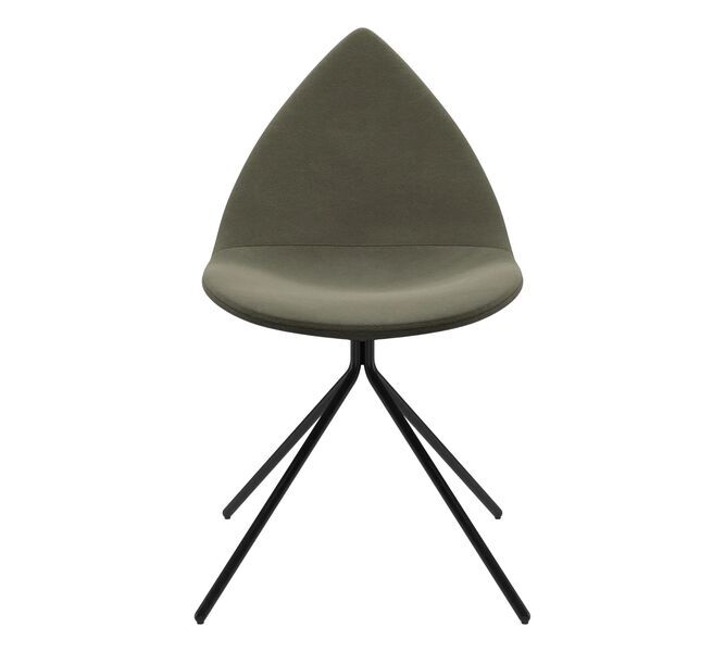 Ottawa dining room chair York-leather Olivgrün | green, image 2 of 4