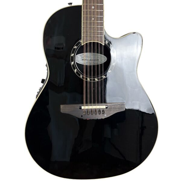 Ovation 2751AX 12-String Standard Balladeer | black, image 1 of 5