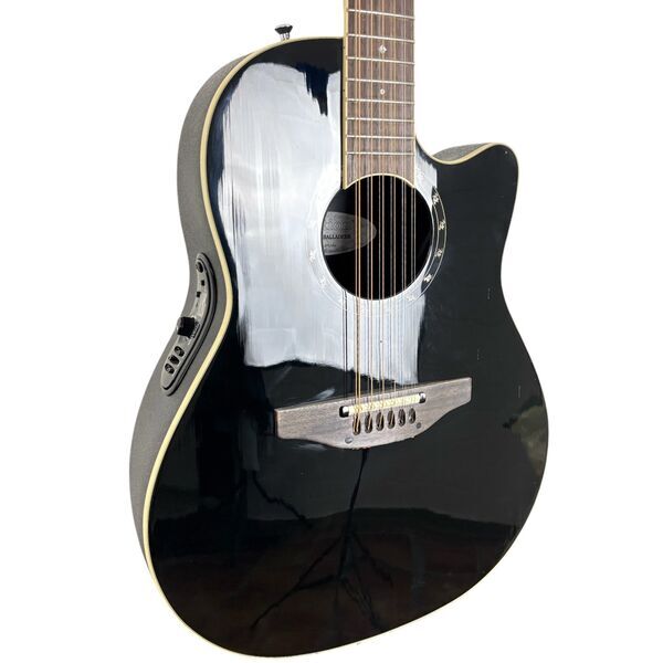 Ovation 2751AX 12-String Standard Balladeer | black, image 2 of 5
