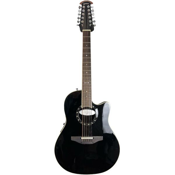 Ovation 2751AX 12-String Standard Balladeer | black, image 3 of 5