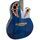 Ovation CE44P-8TQ Akustik 2017 | trans blue, thumbnail 2 of 5