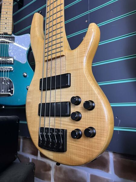 Overwater Inspiration 5 Natural Satin 2016 5 String Electric Bass | Natural Satin, image 5 of 5