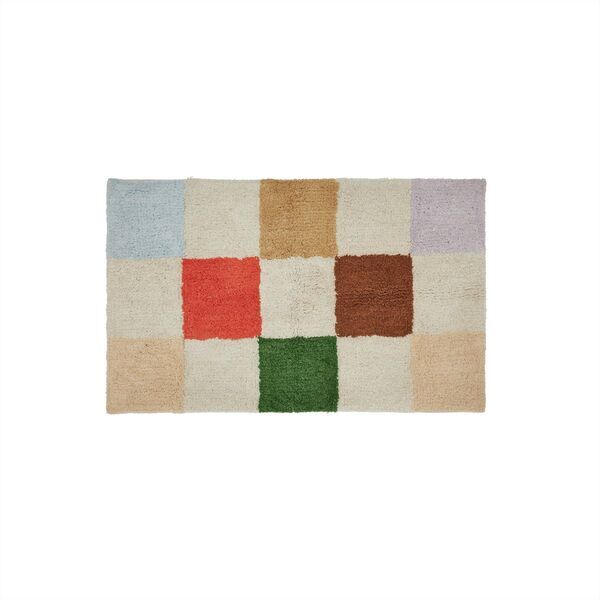 OYOY MINI Chess Rug | multicoloured, image 1 of 4