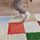 OYOY MINI Chess Rug | multicoloured, thumbnail 3 of 4