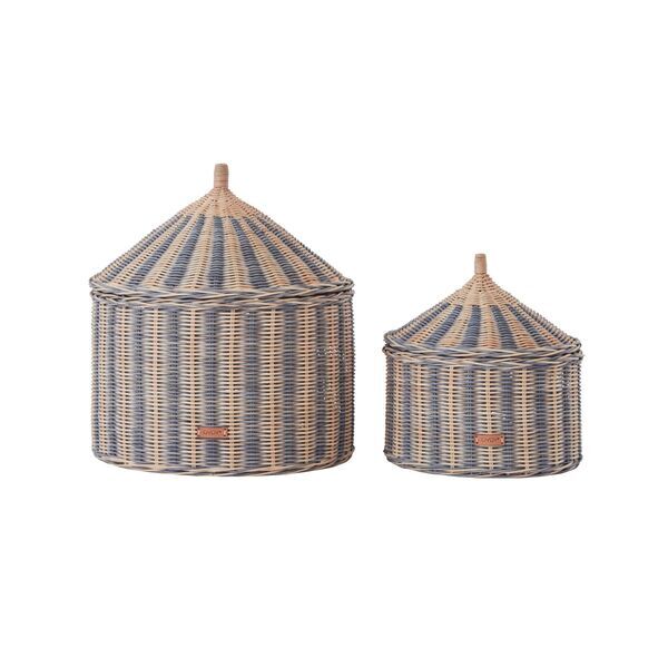 OYOY MINI Circus korg - set aus 2 | blå, image 1 of 3