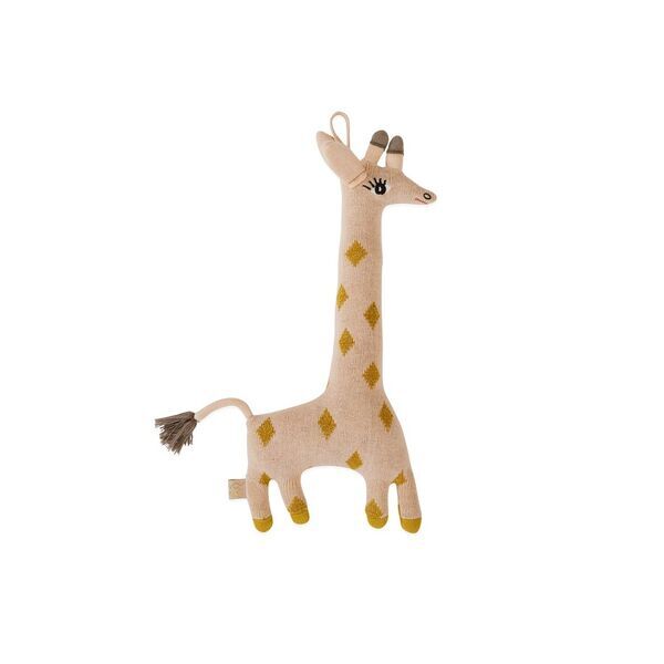 OYOY MINI Darling - baby Guggi giraffe | pink, image 1 of 2
