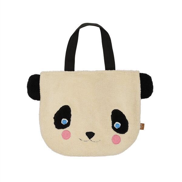OYOY MINI Darling Panda Carry Bag | white, image 1 of 4