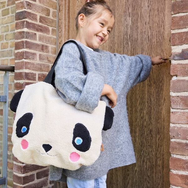 OYOY MINI Darling Panda Carry Bag | white, image 2 of 4