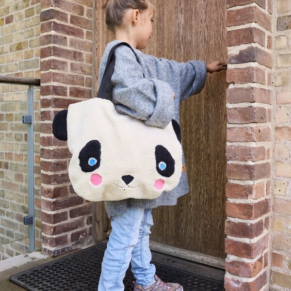 OYOY MINI Darling Panda Carry Bag | white, image 4 of 4