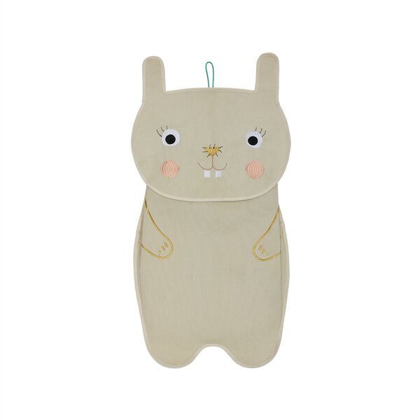 OYOY MINI Darling Rabbit Contenitore da parete | grigio, image 1 of 3