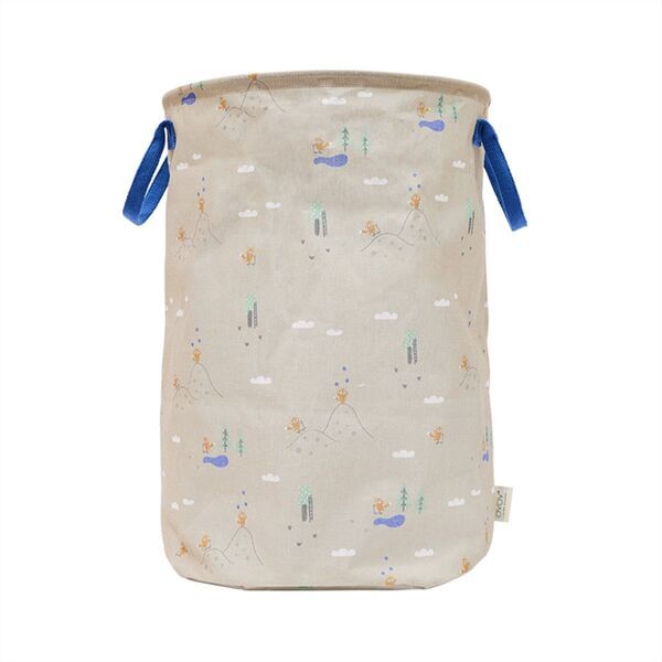 OYOY MINI Foxy Cesto per bucato/contenitore – Grande | beige, image 1 of 3