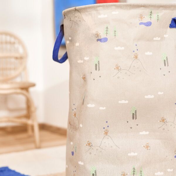OYOY MINI Foxy Cesto per bucato/contenitore – Grande | beige, image 3 of 3