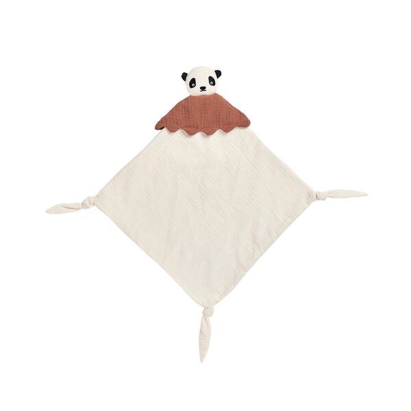 OYOY MINI Lun Lun Panda Kuscheltuch | beige, image 1 of 4