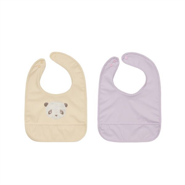 OYOY MINI Lun Lun Panda Haklappar - 2-pack | blå, image 1 of 2