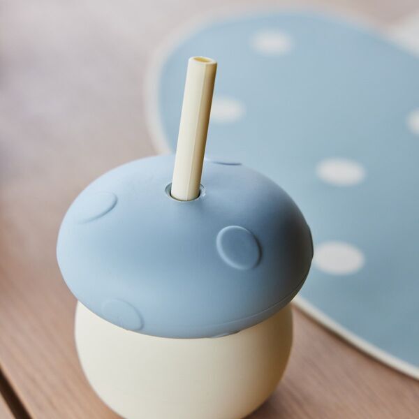 OYOY MINI Mushroom Cup | blue, image 3 of 4