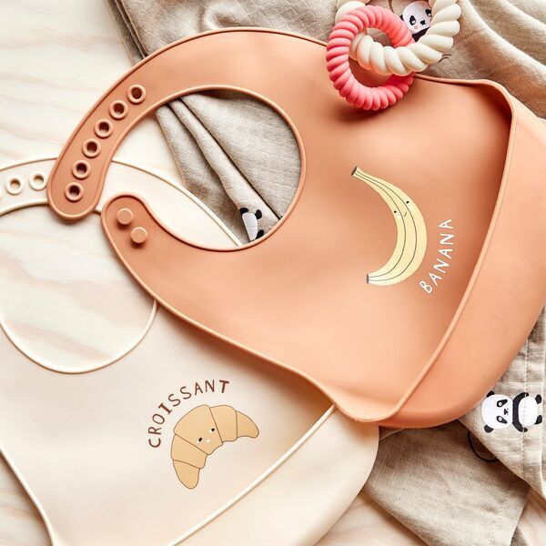OYOY MINI Panda Muslin - 2-pack | Braun, image 1 of 3