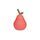 OYOY MINI Pear Cup | red, thumbnail 1 of 3