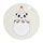 OYOY MINI Bordstablett Panda Pompon | brun, thumbnail 1 of 2
