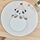 OYOY MINI Bordstablett Panda Pompon | brun, thumbnail 2 of 2