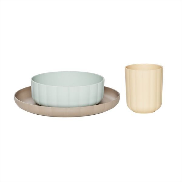 OYOY MINI Pullo Tableware Set | multicoloured, image 1 of 2