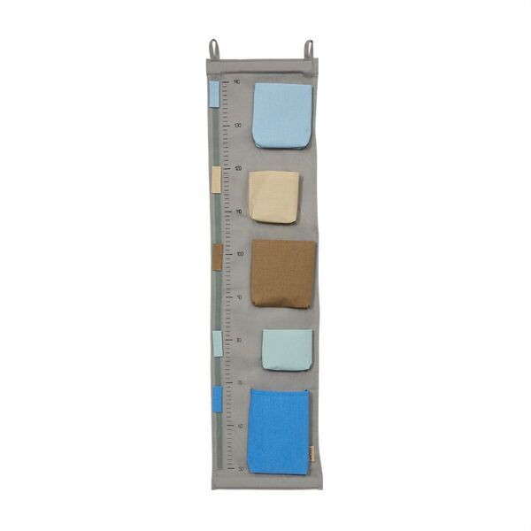 OYOY MINI Saga Growth Chart Storage | blue, image 1 of 3