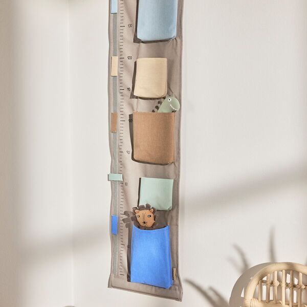 OYOY MINI Saga Growth Chart Storage | blue, image 2 of 3