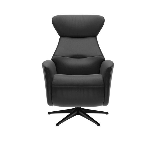 Palermo armchair mit elektrischer adjustment leather black | black, image 1 of 4