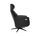 Palermo armchair mit elektrischer adjustment leather black | black, thumbnail 2 of 4