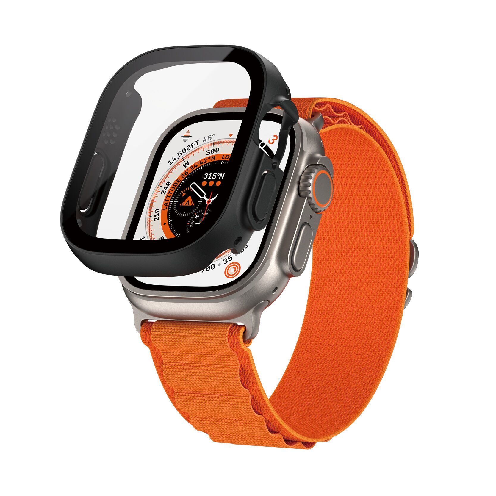 Gehäuse mit Displayschutz Apple Watch PanzerGlass Apple watch Ultra/Ultra 2 Full Body