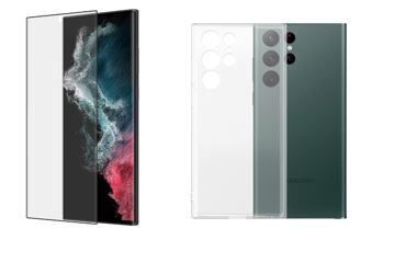 Przezroczysty pokrowiec na telefon komórkowy i osłona ekranu | PanzerGlass™ | Samsung Galaxy S22 Ultra 5G