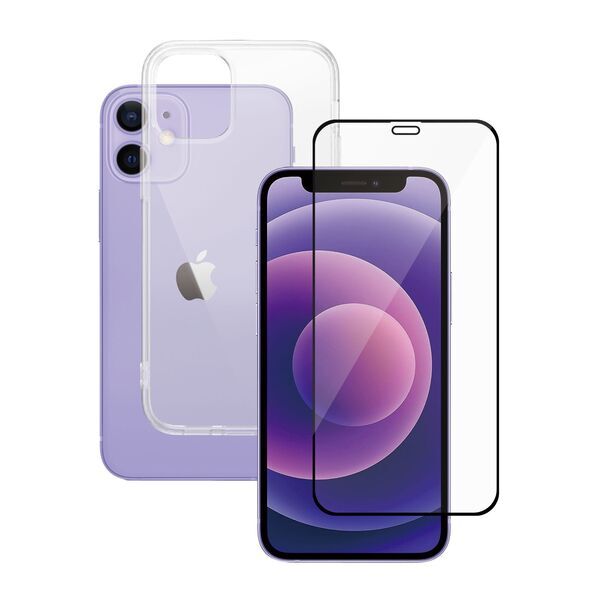 Telefoonhoesje (Transparant) en schermbeschermer | PanzerGlass™ | iPhone 12 mini