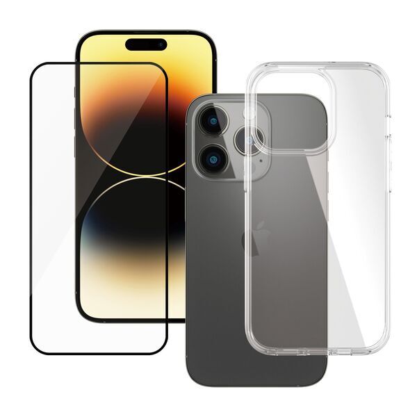 Housse de téléphone portable transparente & protection d'écran | PanzerGlass™ | iPhone 14 Pro