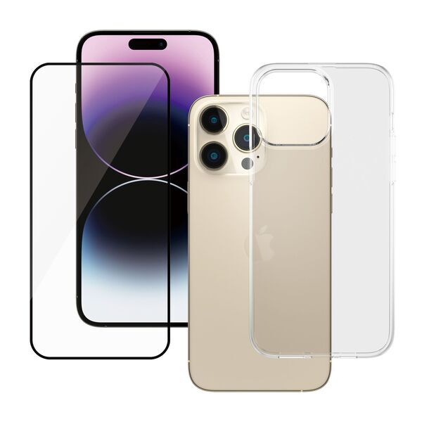 Capa transparente & Proteção de ecrã | PanzerGlass™ | iPhone 14 Pro Max