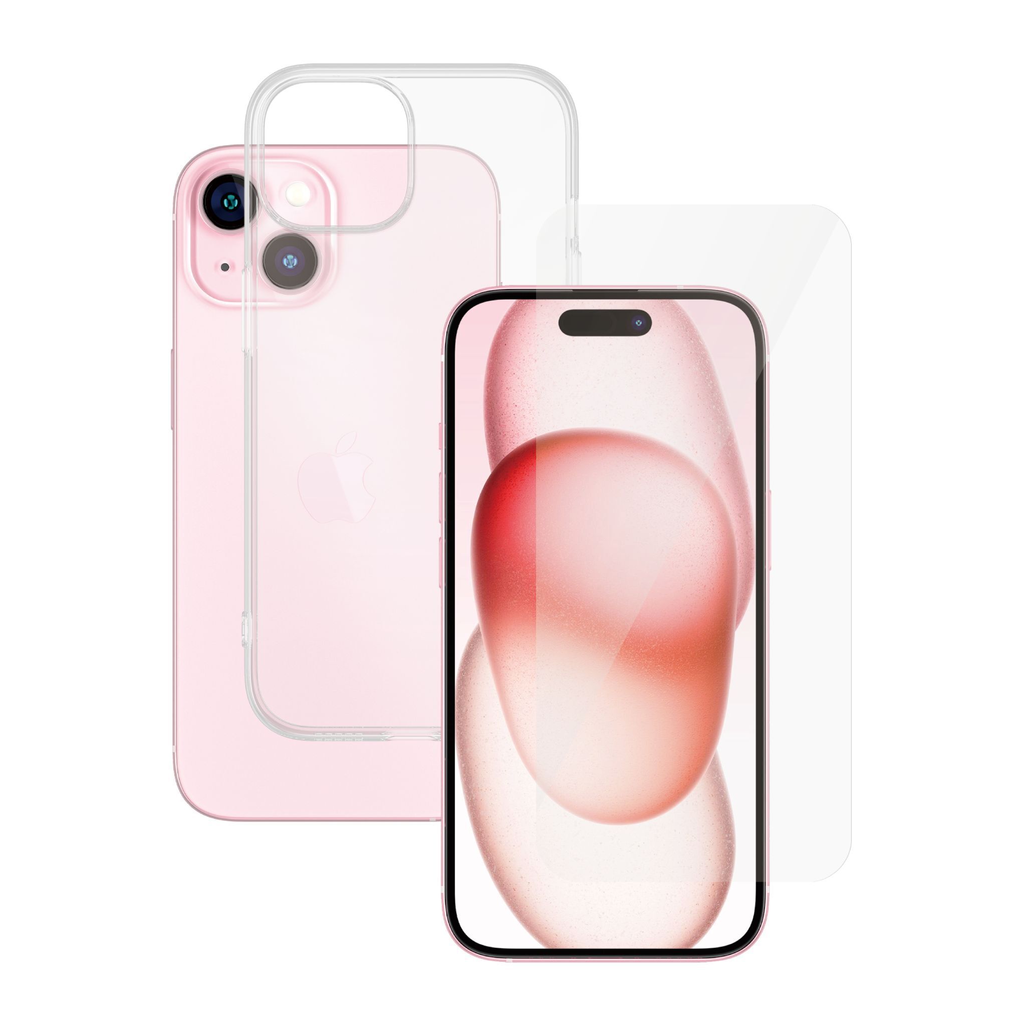 Transparante telefoonhoes & screenprotector | PanzerGlass™ | iPhone 15