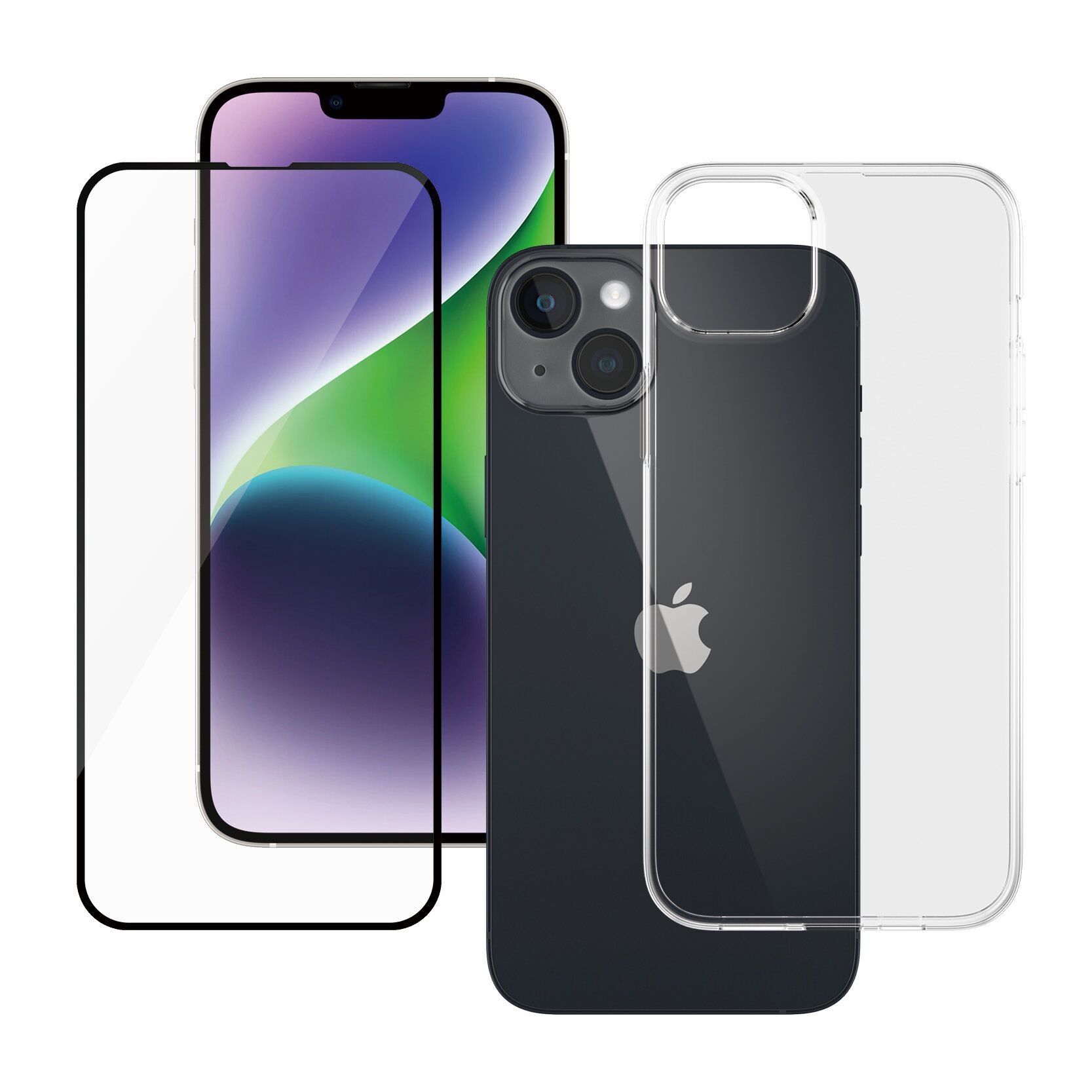Transparante telefoonhoes & screenprotector | PanzerGlass™ | iPhone 14 Plus