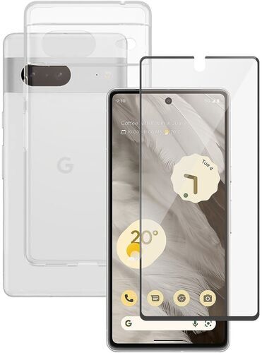 Hülle transparent & Displayschutz   PanzerGlass™   Google Pixel 7 - Refurbished