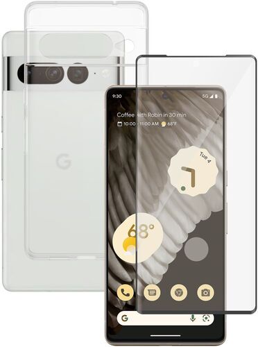 Transparent Phone Case & Screen Protector | PanzerGlass | Google Pixel 7 Pro