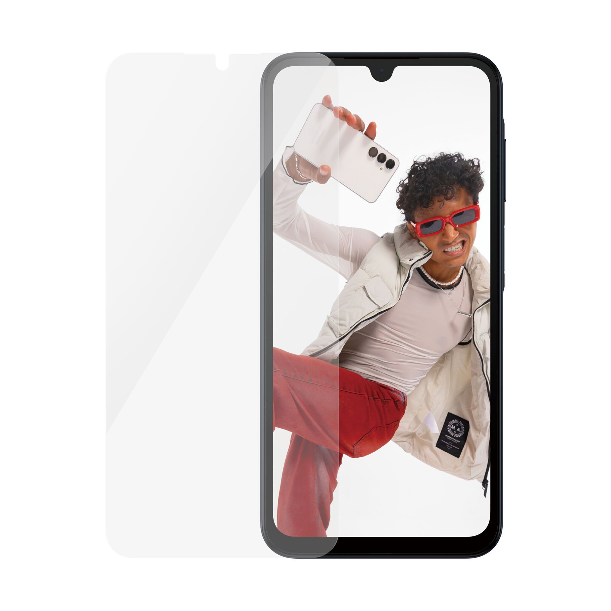 Hülle transparent & Displayschutz PanzerGlass Samsung Galaxy A15