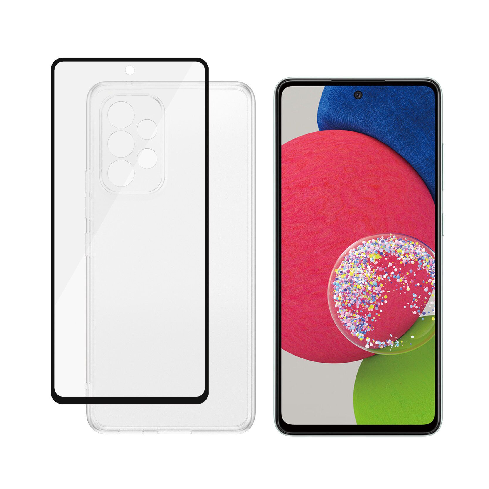 Transparante telefoonhoes & screenprotector | PanzerGlass™ | Samsung Galaxy A53 5G
