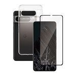 Gennemsigtigt mobil cover og skærmbeskytter | PanzerGlass™ | Google Pixel 8 Pro